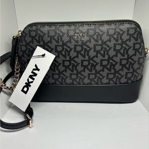 Black DKNY Women's Bryant Park Top Zip Dome Crossbody Crossobody Bag